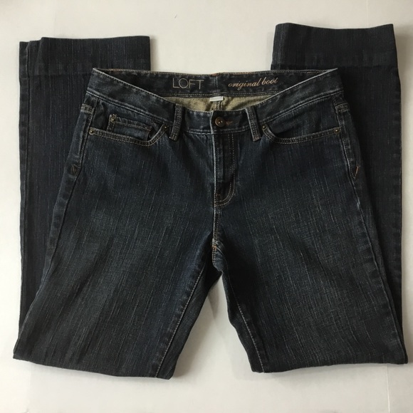 Loft Dark Blue Jeans, 6 - Picture 3 of 4